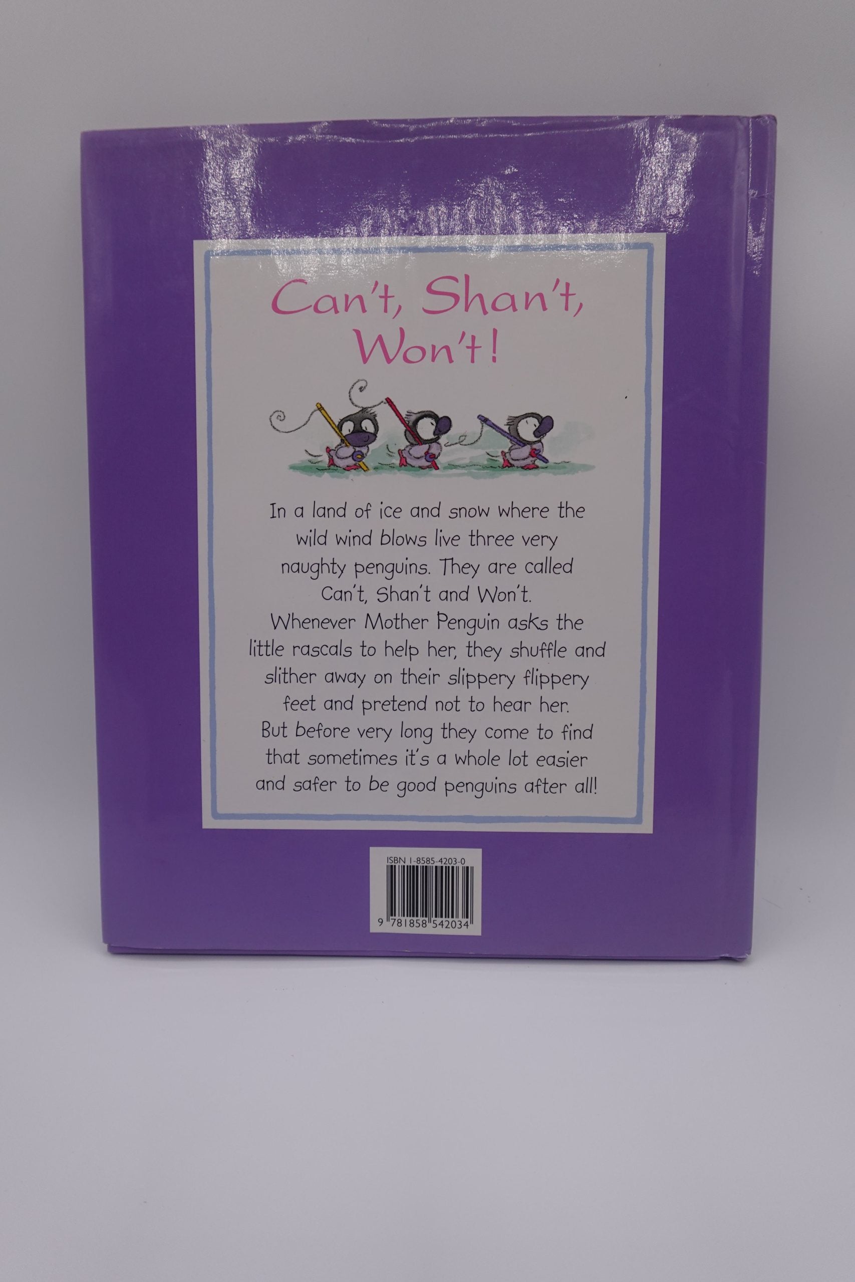 Can’t, Shan’t, Won’t!