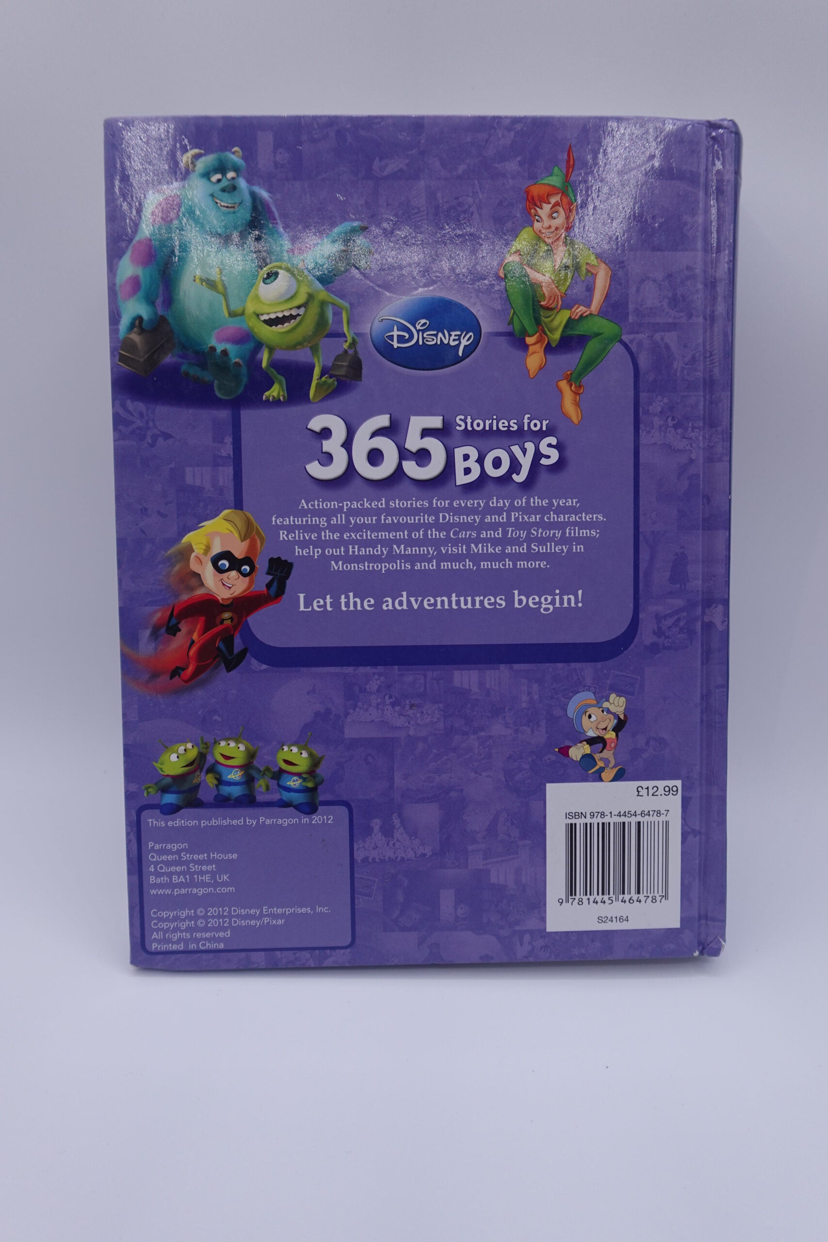 Disney: 365 Stories for Boys
